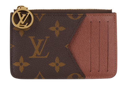 Louis Vuitton Romy Card Holder, &pound;225, Accessories, Brown, Canvas, Front view